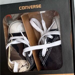 Converse Kids Black and White Sneakers